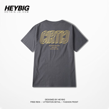 HEYBIG 短袖 男士T恤 石灰色 