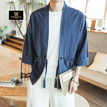 C2潮朝(C2 chao chao) 長(zhǎng)袖 男士T恤 藏青色 XL，L，M，XXL，XXXL