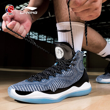 李寧（LI-NING）籃球鞋火石藍/標準黑 
