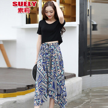 素莉（SUELY） 純色，碎花 條紋 連衣裙