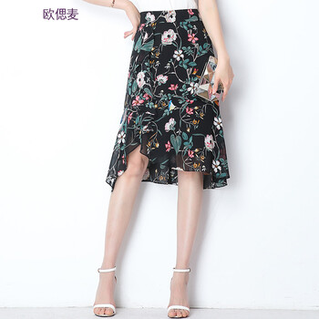 元素,樣式,大花包臀半身裙,流行,趨勢(shì),臀半身裙,新款,花包
