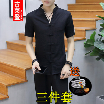 古萊登（GODLIKE） 短袖 男士T恤 826款黑色 XL，L，加大，M，XXXL，XXL