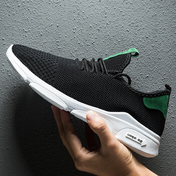 賞情（SHANGQING）跑步鞋2201男款黑綠-NB361 39