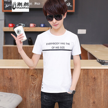 C2潮朝（C2 CHAO CHAO） 短袖 男士T恤 610白色 XL，L，XXXL，XXL，M