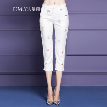 法曼麗（FEMLY）   女 七分褲 休閑褲