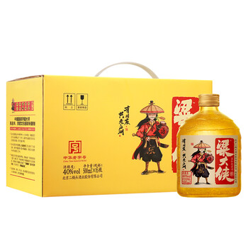 粱大俠40375mL及以下，500ml*6 清香型，清香