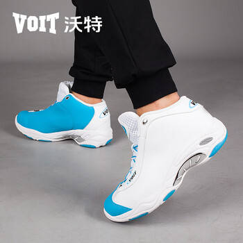 沃特（VOIT）籃球鞋白/彩藍 42.5