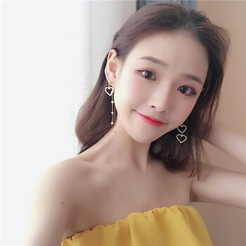 鋯石愛(ài)心耳釘