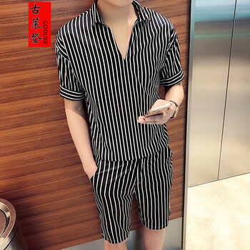 古萊登（GODLIKE） 五分袖 男士T恤 TZ06黑色 S，XL，L，XXL，XXXL，M