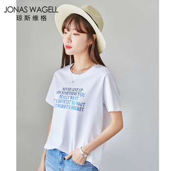 JONAS WAGELL 立體裁剪 短袖 T恤 女 圓領(lǐng)