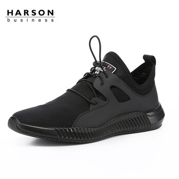 哈森（Harson）男士黑色 40