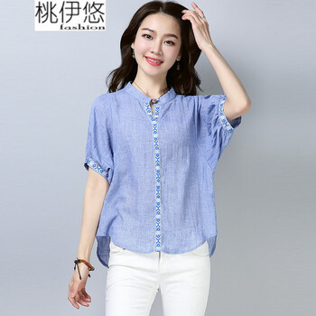 桃伊悠（taoyiyou） 3D 短袖 T恤 女 V領(lǐng)