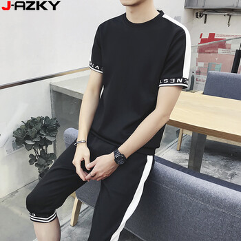 Jazky 短袖 男士T恤 黑色 XL，L，M，XXXL，XXL