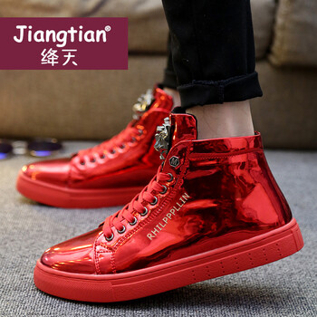 絳天（jiangtian）男士紅色 40