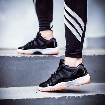 耐克（NIKE）籃球鞋AJ11黑粉大魔王580521-013 