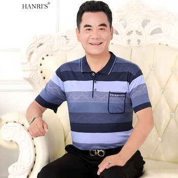 瀚瑞（HANRI'S） 短袖 男士T恤 752藏青 