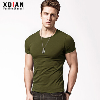 續(xù)點（XDIAN） 短袖 男士T恤 軍綠色 