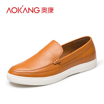 奧康（Aokang）男士黃棕 155218268偏大一碼 38