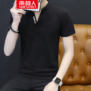 南極人（Nanjiren） 短袖 男士T恤 636黑色 XL，L，XXXL，M，XXL