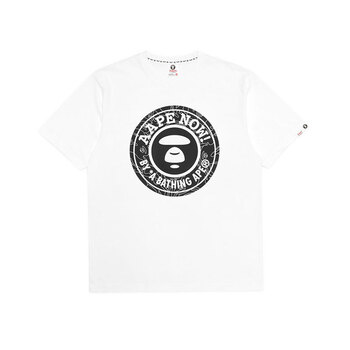 Aape 短袖 男士T恤 AAPTEM0058XXA白色 