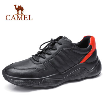 駱駝（CAMEL）男士A832168360  黑/紅 41