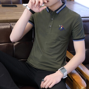 普鴕（PUTUO） 短袖 男士T恤 軍綠色 XL，L，XXXL，M，XXL，加大