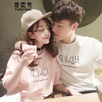 普雷芳（PUREFONG） 印花 短袖 T恤 女 圓領(lǐng)