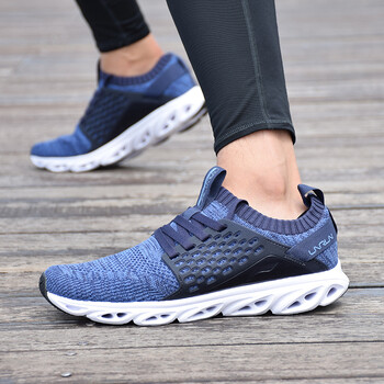 李寧（LI-NING）跑步鞋113-2水手藍(lán)/夜影藍(lán)/江水藍(lán) 