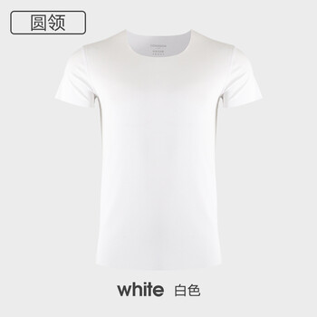 敦之盾（DONGDON） 短袖 男士T恤 圓領(lǐng)白色 XL，L，XXXL，M，XXL
