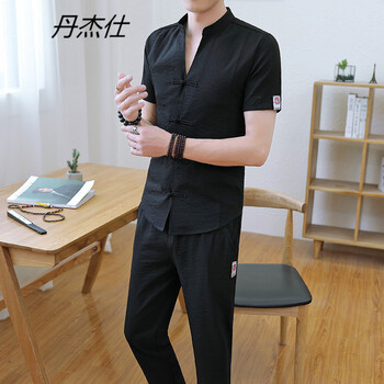 丹杰仕（DAN JIE SHI） 短袖 男士T恤 黑色 XL，L，XXXL，M，XXL