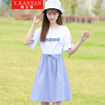 雅蘭妍（Y.RANYAN）  荷葉邊，褶皺 連衣裙