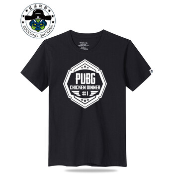 搖滾唐朝（ROCKTANG） 短袖 男士T恤 PUBG  黑色T恤 