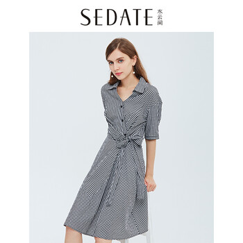 水云間（SEDATE）  紐扣，綁帶 連衣裙