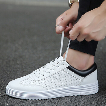 束鹿牛（SHULUNIU）板鞋152白黑【夏季透氣款】 39