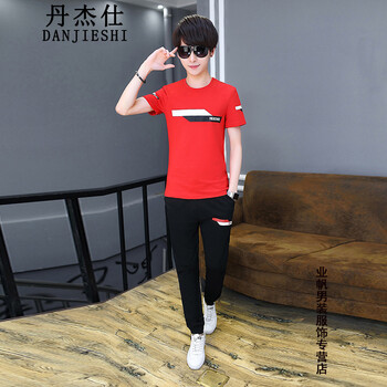 丹杰仕（DANJIESHI） 短袖 男士T恤 紅色 S，XL，L，XXXL，M，XXL