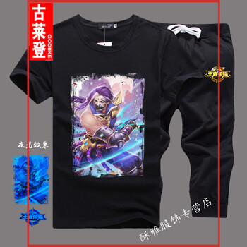 古萊登（GODLIKE） 短袖 男士T恤 蘭陵王黑 