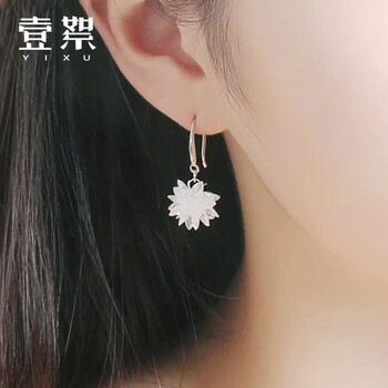 冰花耳釘