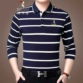 啄木鳥(niǎo)（TUCANO） 長(cháng)袖 男士T恤 ZMN820-寶藍 