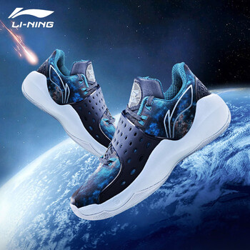 李寧（LI-NING）籃球鞋外太空藍(lán)/迷霧藍(lán) 42