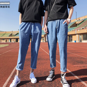 奧麗菲尼（OLIVEPHONI） 直筒褲 商務(wù)休閑 男士牛仔褲