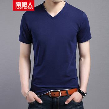 南極人（Nanjiren） 短袖 男士T恤 95218上青色 