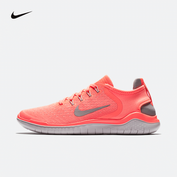 耐克（NIKE）跑步鞋942837-800閃爍紅/大氣灰/灰色 