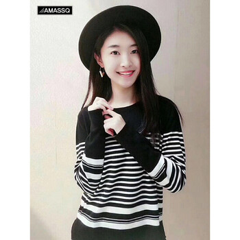 條紋連衣裙，微胖女生的甜美選擇