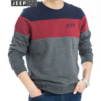 Jeep（吉普） 長袖 男士T恤 11845615008寶藍 