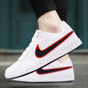 耐克（NIKE）板鞋白+黑+紅AA2156-101 