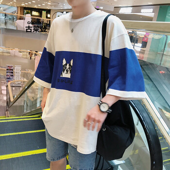 古萊登（GODLIKE） 短袖 男士T恤 711 T924 藍(lán)色 S，XL，L，XXL，M，XXXL