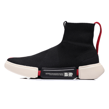 李寧（LI-NING）籃球鞋-5標(biāo)準(zhǔn)黑/兔毛灰/公牛紅 