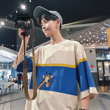 古萊登（GODLIKE） 短袖 男士T恤 707-1-T01杏色 S，XL，L，XXXL，M，XXL