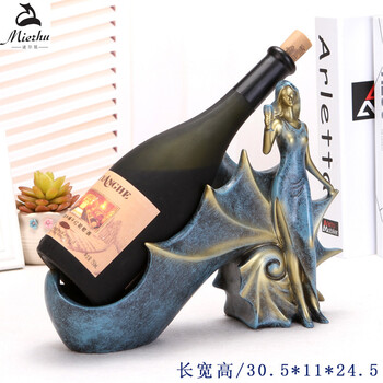 紅酒歐式擺件