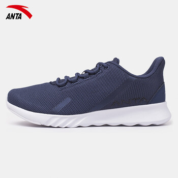 安踏（ANTA）跑步鞋墨水藍(lán)/安踏白-4 42